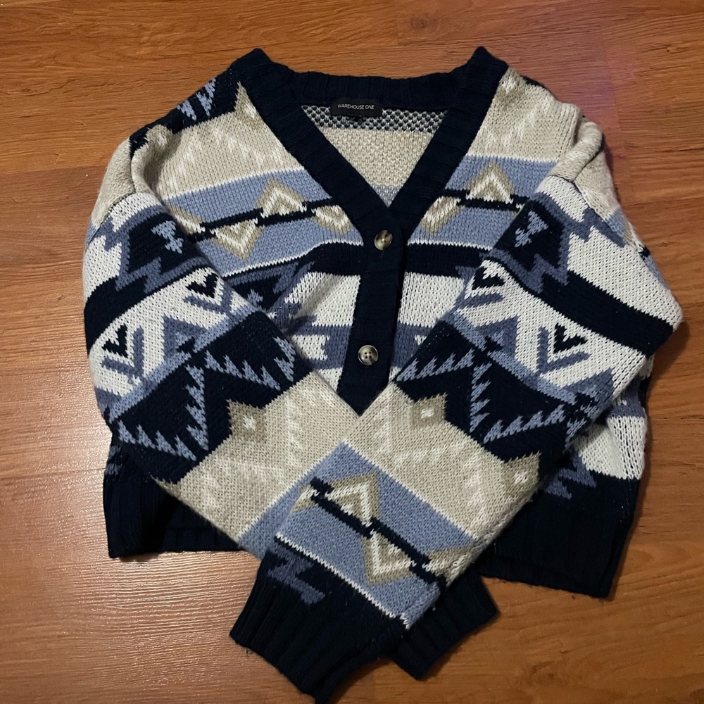 Warehouse One Cropped Sweater